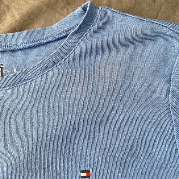 Tommy Hilfiger Tee, Powder Blue, Small - Picture 4 of 7